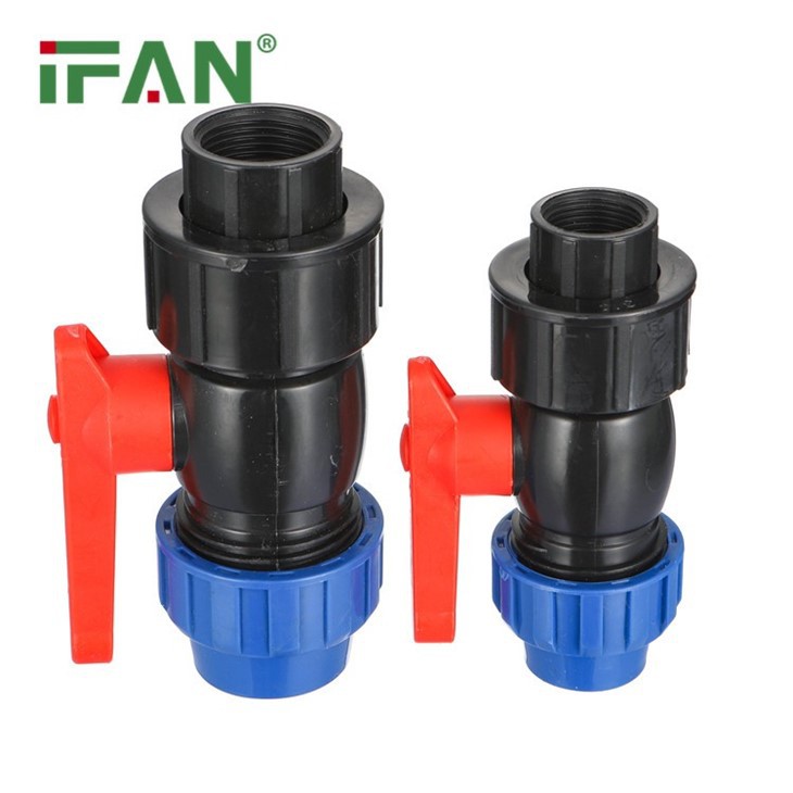 Durable PP Compression Fitting For HDPE Pipe Connections high quality