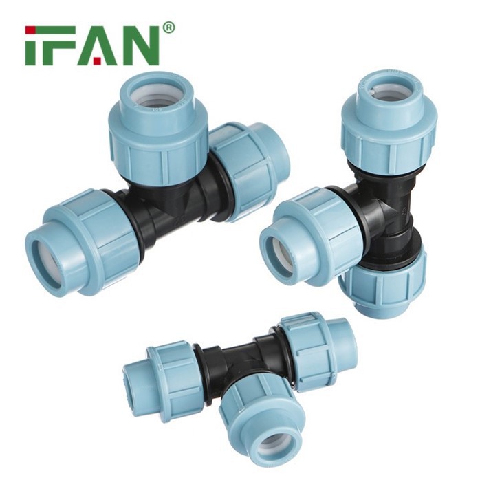 Durable PP Compression Fitting For HDPE Pipe Connections best